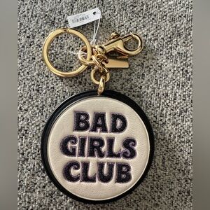 NWT Coach “Bad Girls Club” bag charm style #CC314–sold out online!!